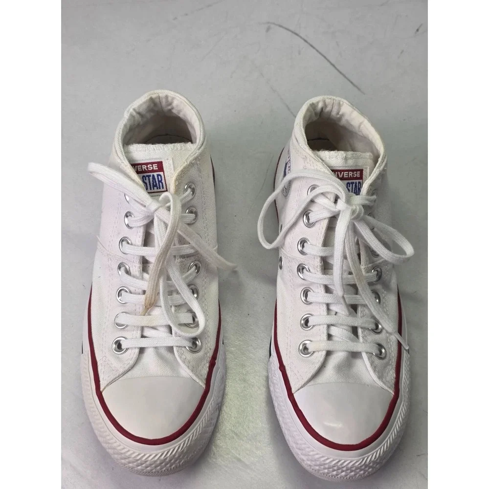 Converse Chuck Taylor All Star Women's Sneakers‎ Size 6.5 White Mid Top Shoes